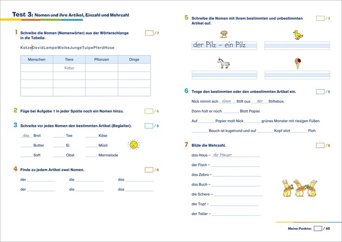 FiT für die Schule. 2. Klasse. Tests mit Lernzielkontrolle. Deutsch