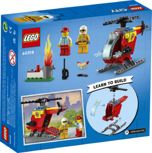 LEGO® City Fire 60318 Feuerwehrhubschrauber1