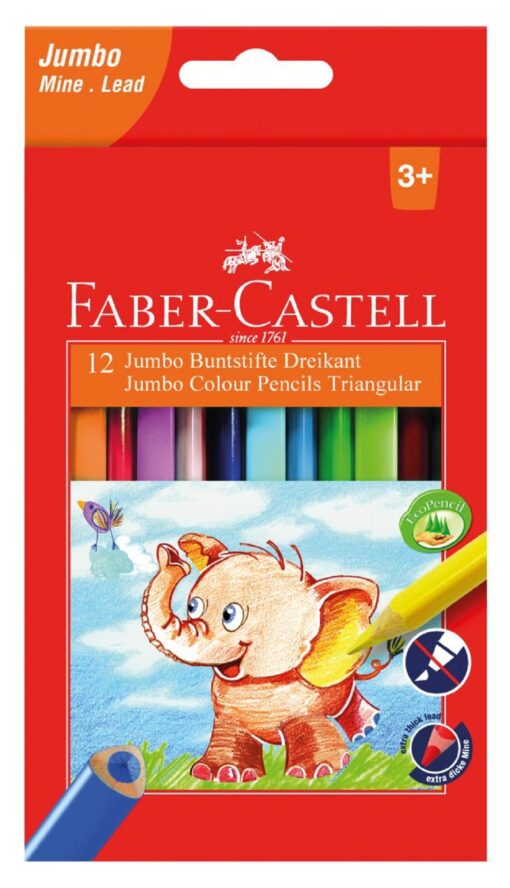 Faber-Castell Buntstift dreikant Jumbo 12er1
