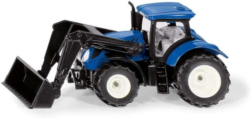SIKU 1396 Siku Traktor New Holland blau mit Frontlader 3,5cm