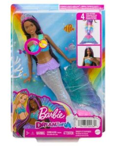 Barbie Brooklyn Zauberlicht Meerjungfrau Puppe (leuchtet), Barbie Dreamtopia
