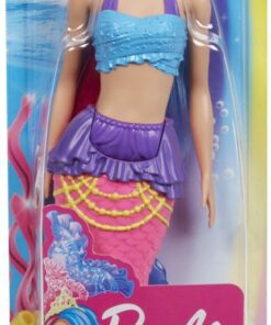 Barbie Dreamtopia Meerjungfrau Puppe (pinkes und blaues Haar), Anziehpuppe2