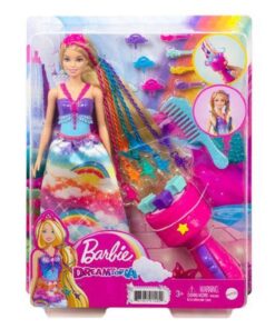 Barbie Dreamtopia Prinzessin Puppe inkl. Haare zum Flechten, Anziehpuppe