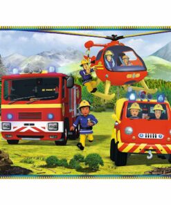 TR90791_2-1_Trefl 2 in 1 2 Puzzle und Memory Feuerwehrmann Sam