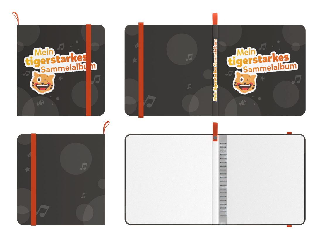 Mein tigerstarkes Sammelalbum schwarz 