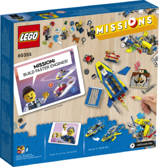 LEGO® City Missions 60355 Detektivmissionen der Wasserpolizei1