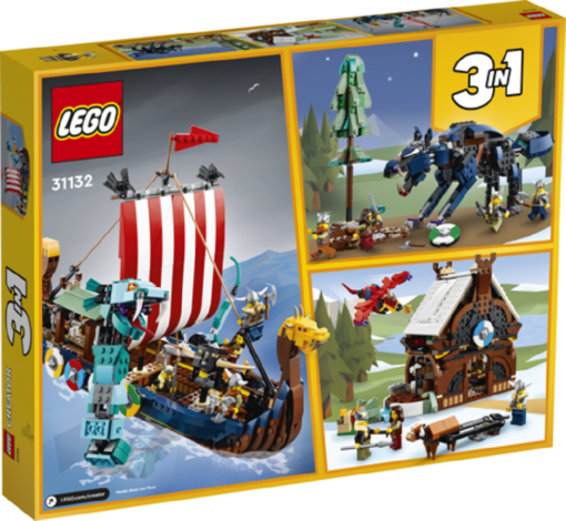 LEGO® Creator 31132 Wikingerschiff mit Midgardschlange1