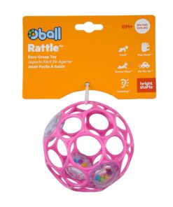 Oball Rattle 10 cm Pink