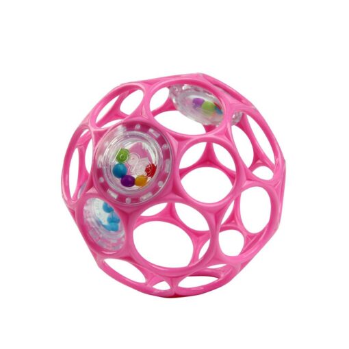 Oball Rattle 10 cm Pink1