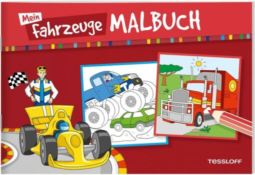 Tessloff Mein Fahrzeuge-Malbuch