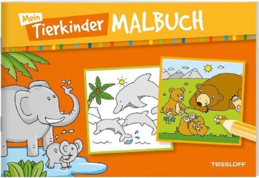 Tessloff Mein Tierkinder-Malbuch