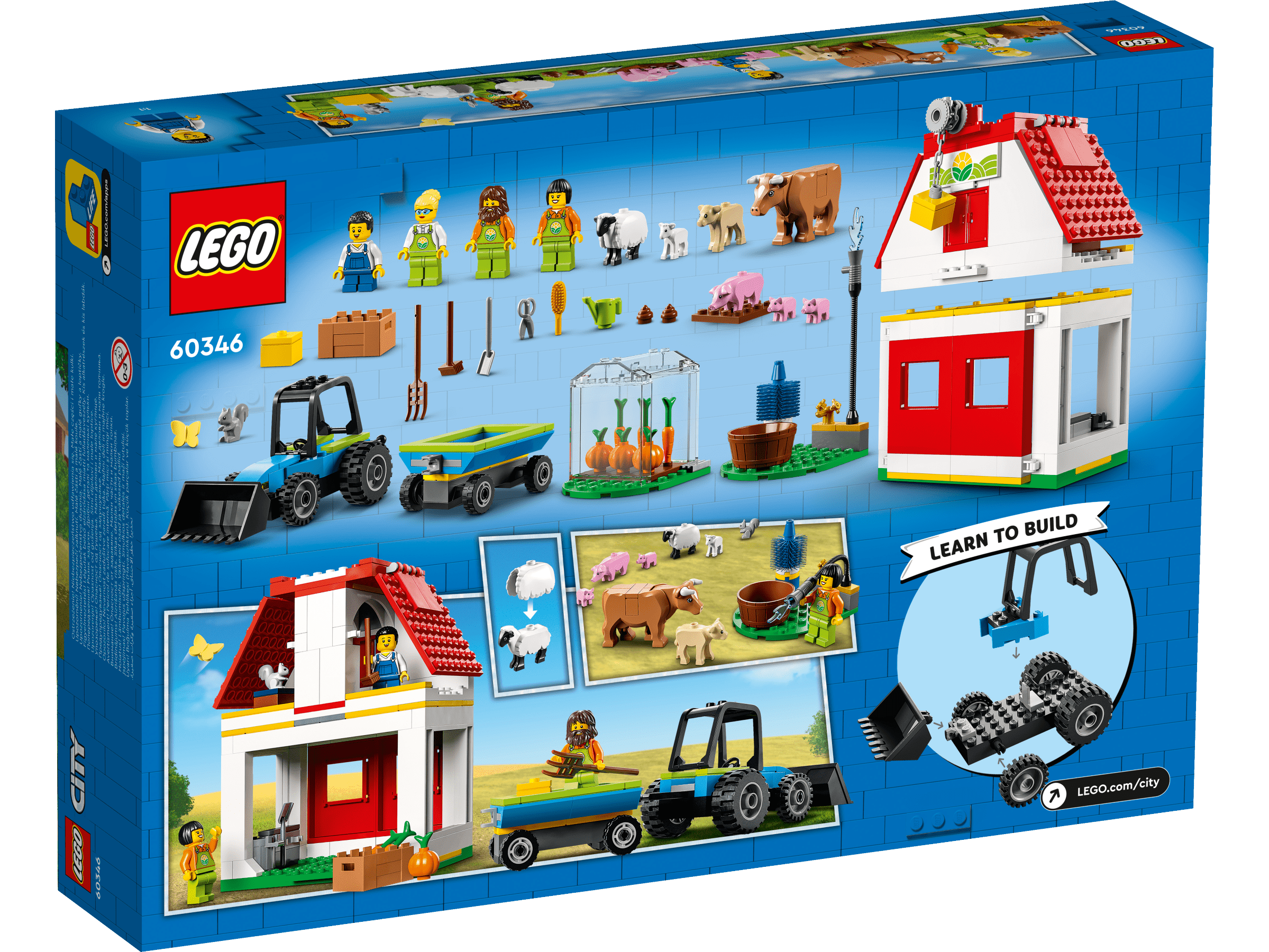 spielzeug bauernhof mit tieren LEGO® City 60346 Bauernhof mit Tieren - Lindaxx