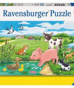 Ravensburger Puzzle Tierkinder auf dem Land, 2 x 12 Teile