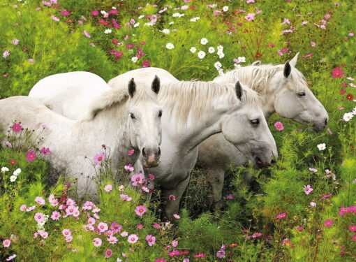 Ravensburger XXL Puzzle Pferde auf der Blumenwiese, 300 Teile – Bild 2