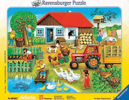 Ravensburger Puzzle Was gehört wohin, 15 Teile