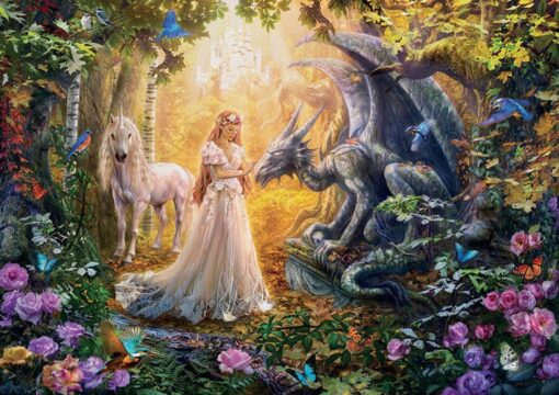 Educa Dragon, Princess and Unicorn 1500 Teile – Bild 2