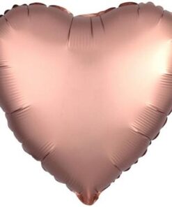 amscan-Folienballon-Herz-Satin-Luxe-Rose-Cooper