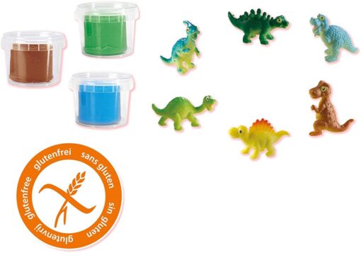 SES Creative Jurassic-Dinowelt Knete Spielkoffer – Bild 3