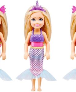 Barbie Dreamtopia Chelsea Puppe (blond), Anziehpuppe, Meerjungfrau3