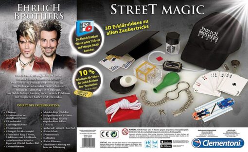 Clementoni Ehrlich Brothers Street Magic Zauberkasten3