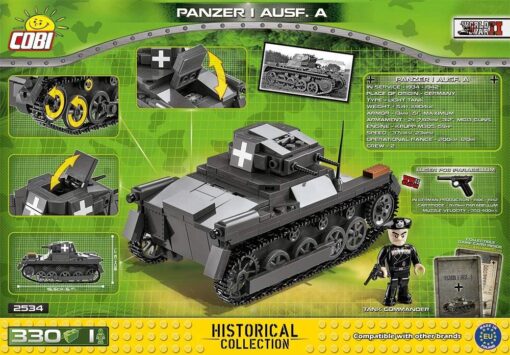 Cobi 2534 Historical Collection Panzer I Ausf. A1