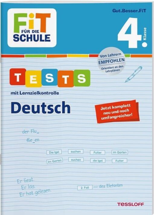 Fit für die Schule Tests mit LKZ Deutsch 4. Klasse