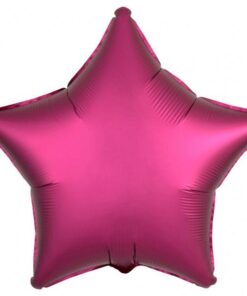 Folienballon Stern pink metallic