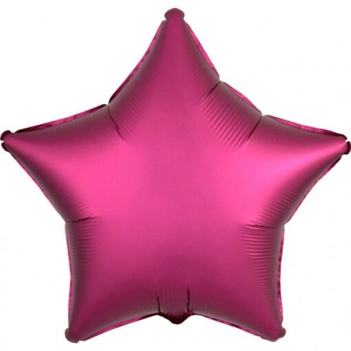 Folienballon Stern pink metallic