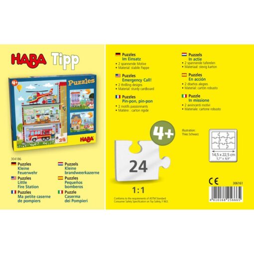 HABA 306161 Puzzles Im Einsatz1