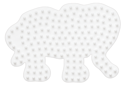 Hama Bügelperlen Stifteplatte Kleiner Elefant