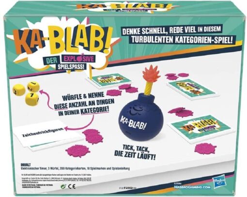 Hasbro Ka-Blab! Spiel für Familien, Teenager und Kinder ab 10 Jahren1