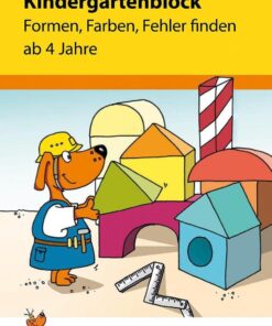 Hauschka Verlag Kindergartenblock Formen, Farben, Fehler finden ab 4 Jahre