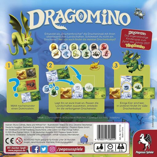 ImagePegasus Spiele - Dragomino, Kinderspiel des Jahres 20211