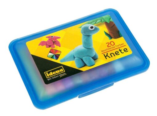 Knete, 20 StangenFarben, in blauer Box