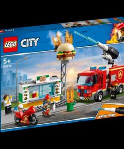LEGO City Feuerwehreinsatz im Burger Laden1