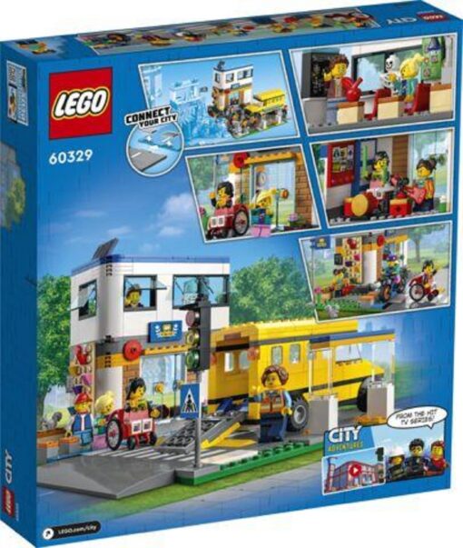 LEGO® City Community 60329 Schule mit Schulbus1