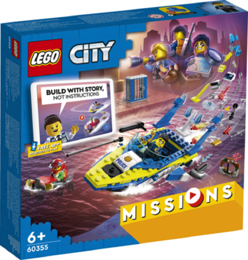 LEGO® City Missions 60355 Detektivmissionen der Wasserpolizei