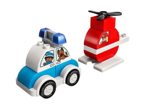 LEGO® DUPLO® Creative Play 10957 Mein erster Feuerwehrhubschrauber und mein erstes Polizeiauto2