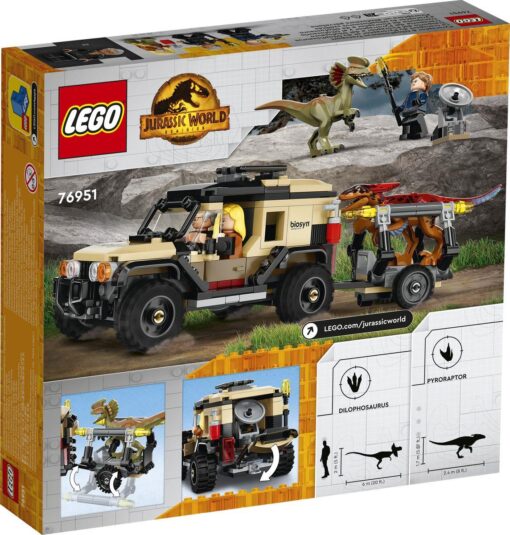 LEGO® Jurassic World™ 76951 Pyroraptor & Dilophosaurus Transport1