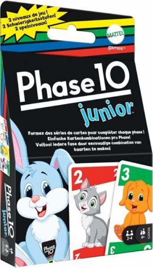 Mattel Games Phase 10 Junior