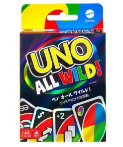Mattel Games UNO All Wild, Kartenspiel, Familienspiel