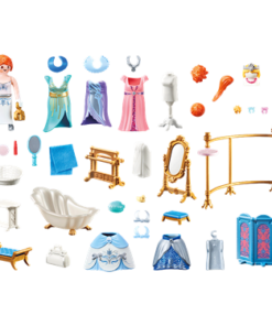 PLAYMOBIL-70454-Princess-Ankleidezimmer-mit-Badewanne1