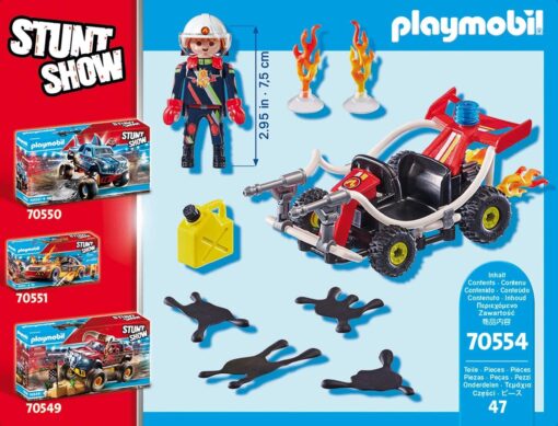 PLAYMOBIL® 70554 Stuntshow Stuntshow Feuerwehrkart2
