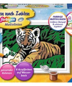 Ravensburger Malen nach Zahlen Süßer Tiger