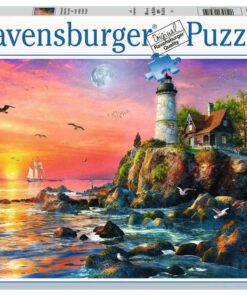 Ravensburger Puzzle - Leuchtturm am Abend, 500 Teile