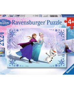 Ravensburger-Puzzle-Disney-Frozen-Schwestern-fuer-immer-2-x-24-Teile