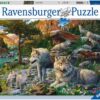 Ravensburger Puzzle Wolfsrudel im Frühlingserwachen, 1500 Teile