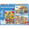 Schmidt-Spiele-Puzzle-Feuerwehr-und-Polizei-3x24-Teile