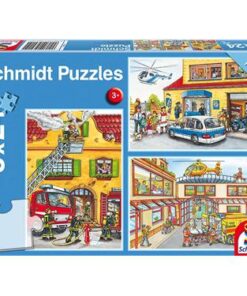 Schmidt-Spiele-Puzzle-Feuerwehr-und-Polizei-3x24-Teile