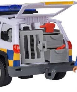 Simba Feuerwehrmann Sam Polizeiauto 4x4 mit Malcom Figur1